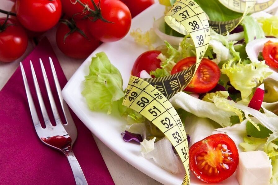 Vegetable salad for weight loss by blood type