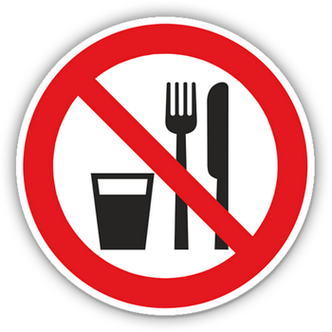 Signs of prohibiting eating during weight loss