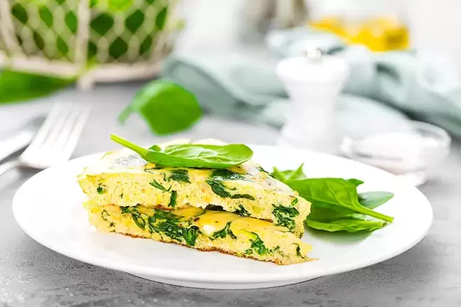 No-Carbohydrate Diet Herbal Omelet