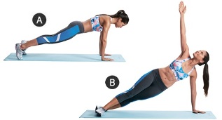 The exercise Belt with twists