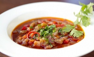 Vegetable soup with 6 petals diet