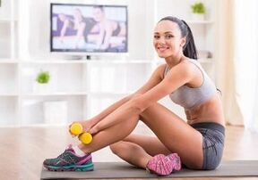 Do exercise to lose weight at home